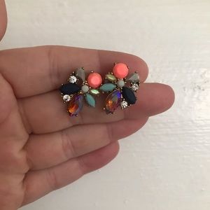 J Crew Factory Earrings multicolored